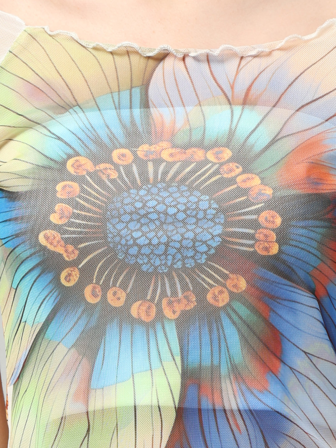 Clobug Stylish Printed Crop Top for Women – Trendy Summer Top