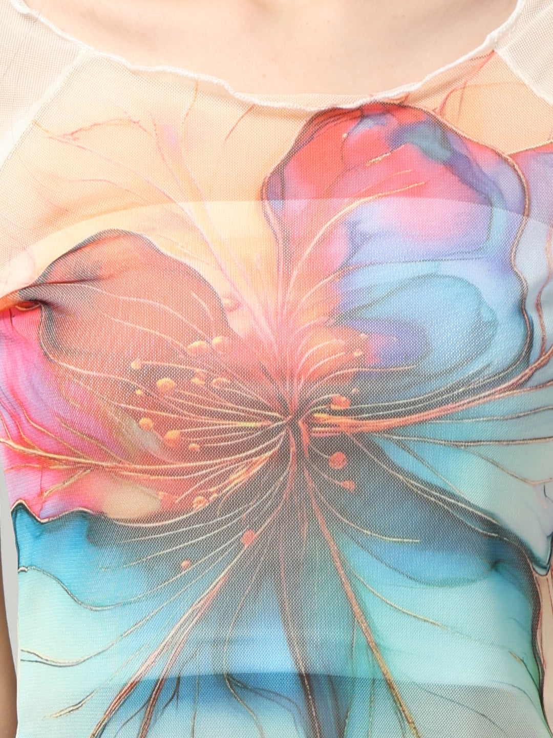 Clobug Stylish Printed Crop Top for Women – Trendy Summer Top