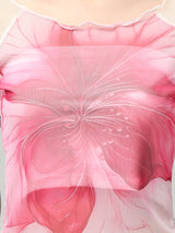 Clobug Stylish Printed Crop Top for Women – Trendy Summer Top