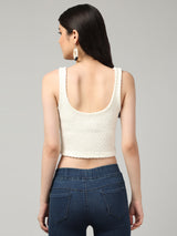 Clobug Stylish Solid Crop Top for Women – Trendy Summer Top