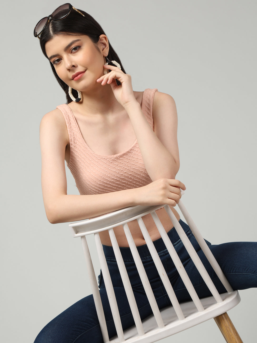 Clobug Stylish Solid Crop Top for Women – Trendy Summer Top