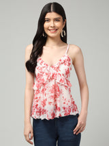 Clobug Stylish Printed Top for Women – Trendy Summer Top