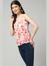 Clobug Stylish Printed Top for Women – Trendy Summer Top