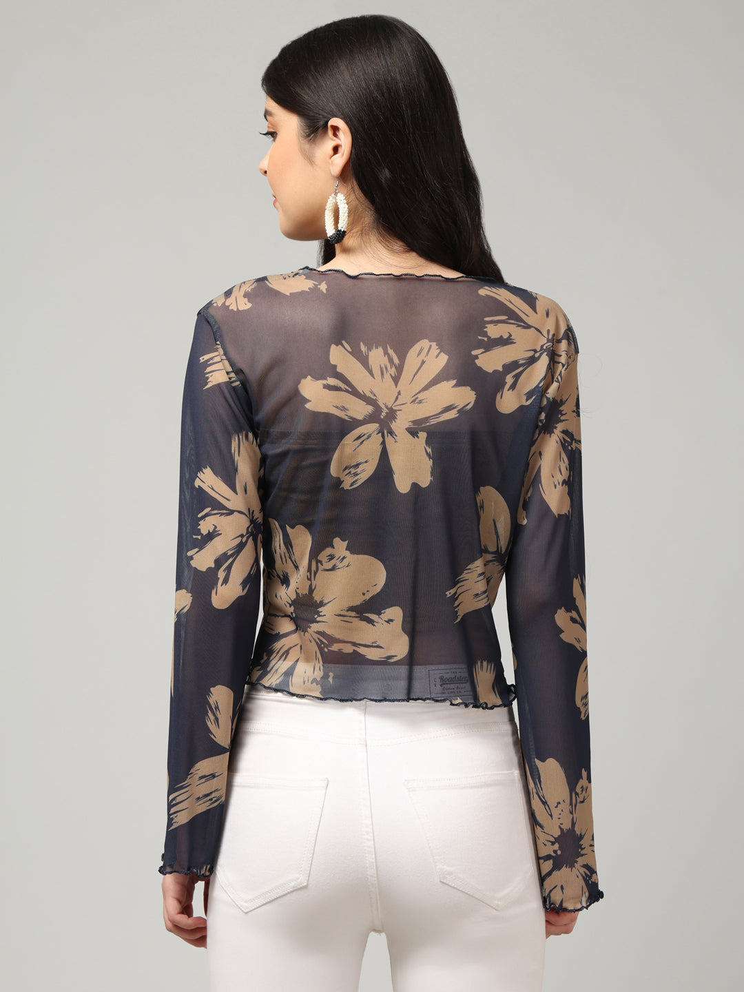 Clobug Stylish Printed Crop Top for Women – Trendy Summer Top