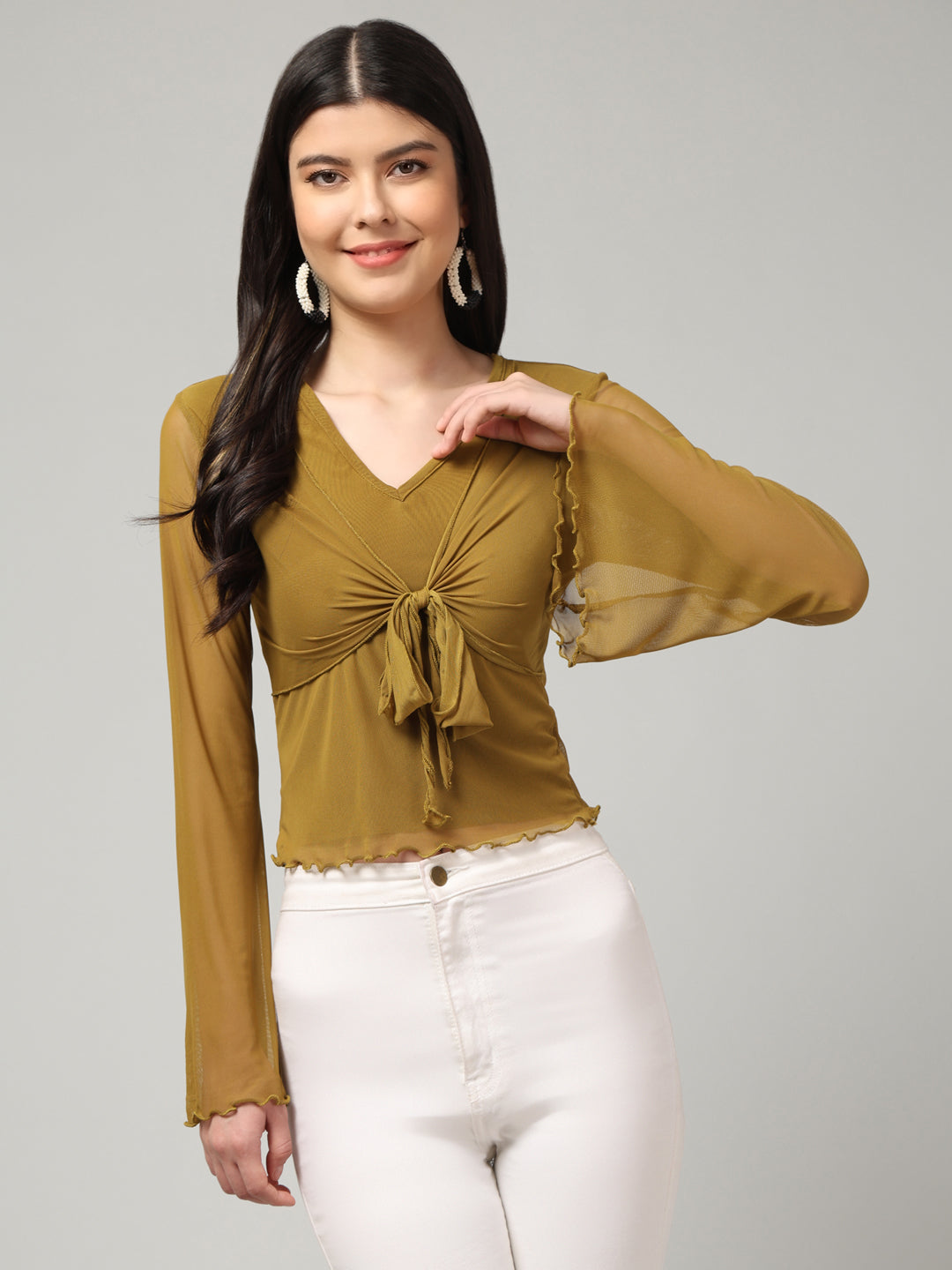 Clobug Stylish Solid Crop Top for Women – Trendy Summer Top