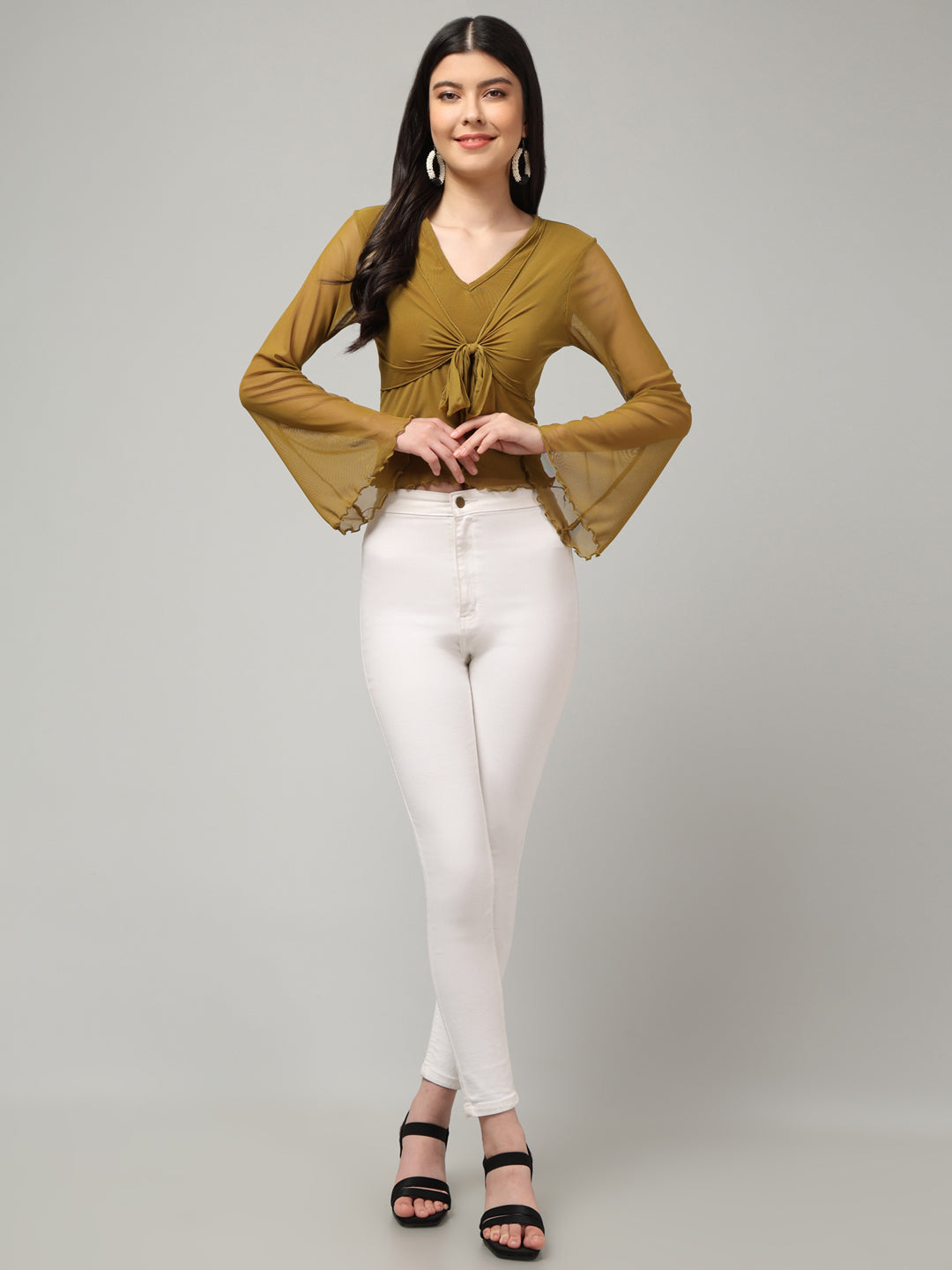 Clobug Stylish Solid Crop Top for Women – Trendy Summer Top