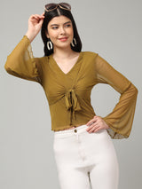 Clobug Stylish Solid Crop Top for Women – Trendy Summer Top