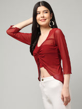 Clobug Stylish Solid Crop Top for Women – Trendy Summer Top