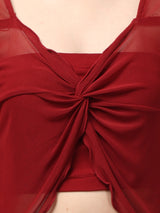 Clobug Stylish Solid Crop Top for Women – Trendy Summer Top