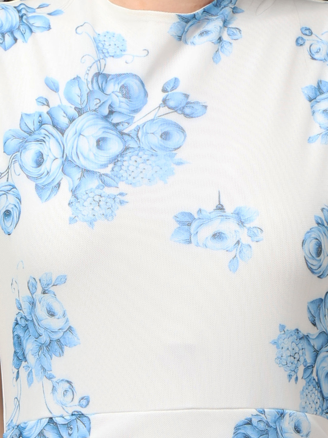 Clobug Women Stylish Printed Fit and Flare Dress– Trendy Summer Dress