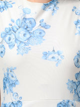 Clobug Women Stylish Printed Fit and Flare Dress– Trendy Summer Dress