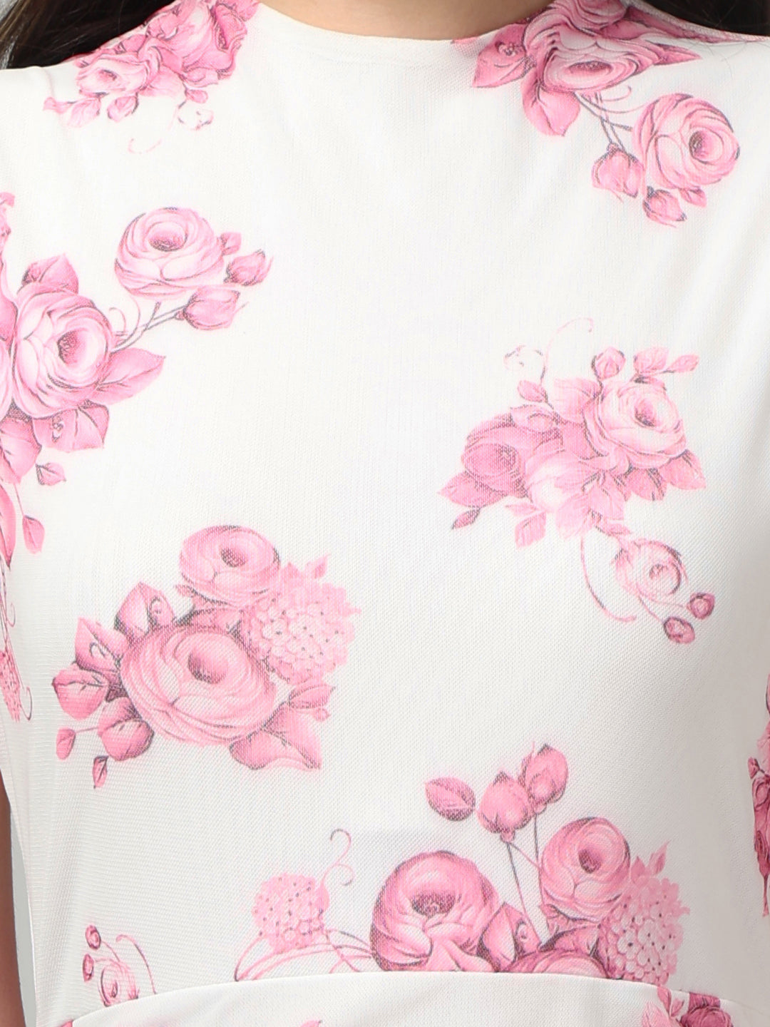 Clobug Women Stylish Printed Fit and Flare Dress– Trendy Summer Dress