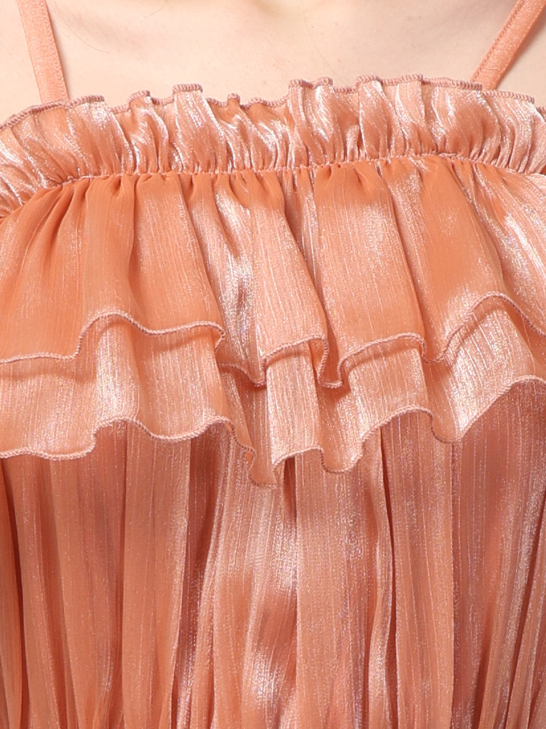 Clobug Women Shoulder Strap Fit and flare Dress– Trendy Summer Dress