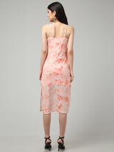 Clobug Women Stylish Printed Ruffle Dress– Trendy Summer Dress