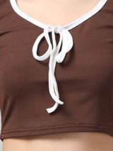 Clobug Women Cotton Blend Top & Skirt Co-ord Set