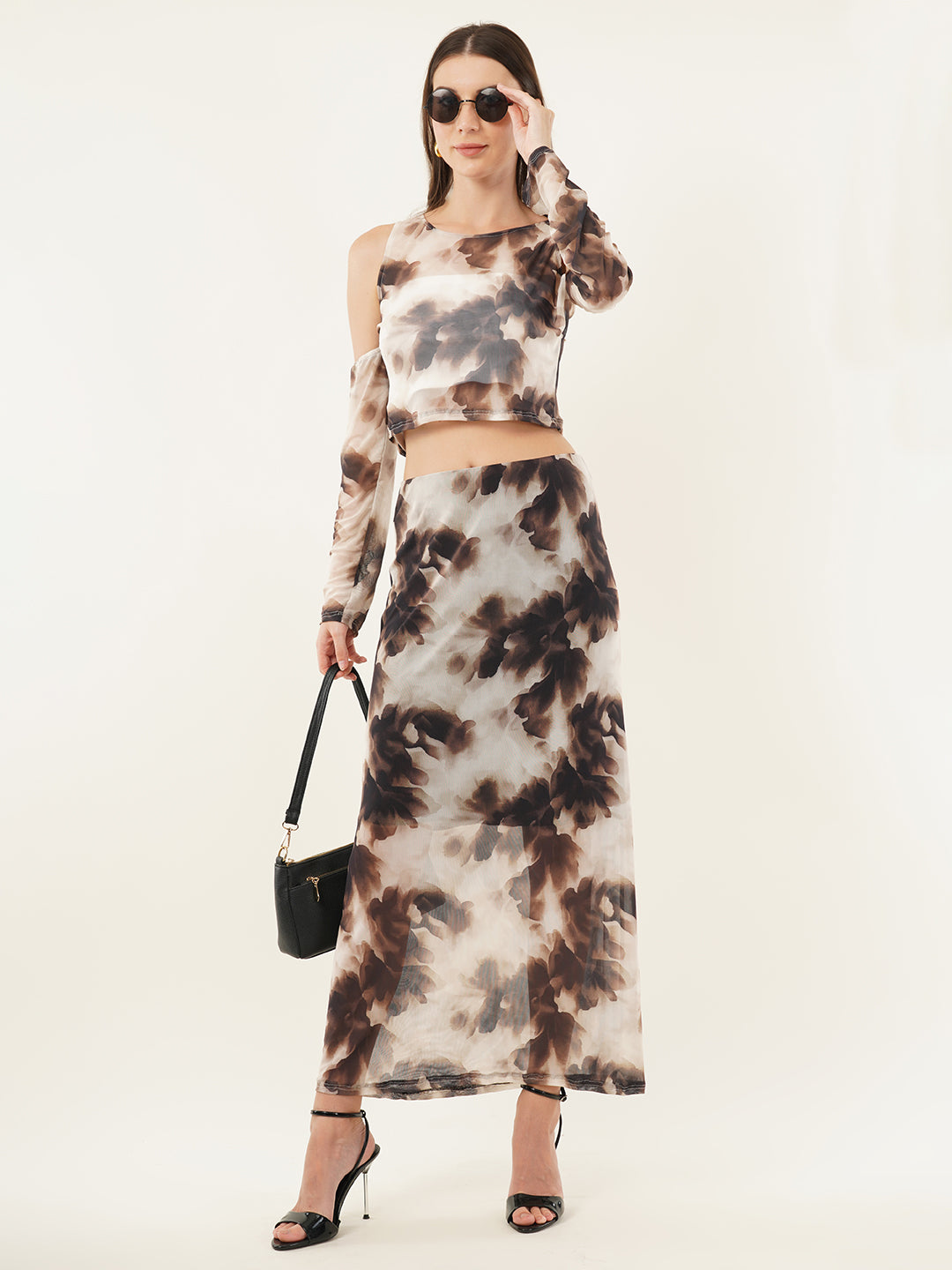 Clobug Women Printed Full Sleeve Co-ord Set