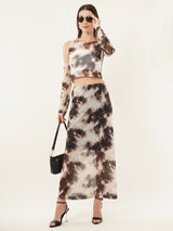 Clobug Women Printed Full Sleeve Co-ord Set