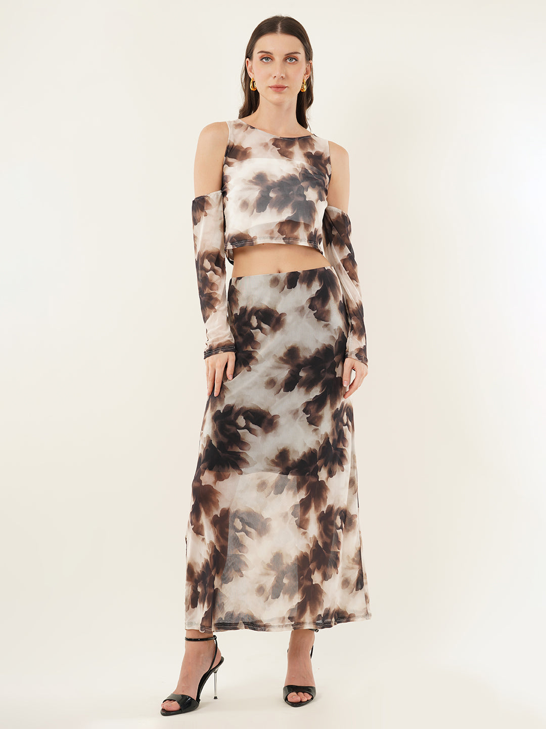 Clobug Women Printed Full Sleeve Co-ord Set