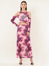 Clobug Women Printed Full Sleeve Co-ord Set