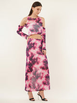 Clobug Women Printed Full Sleeve Co-ord Set