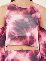 Clobug Women Printed Full Sleeve Co-ord Set