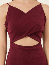 Clobug Women Solid Sleevelesss Lycra Blend Bodycon Black Dress