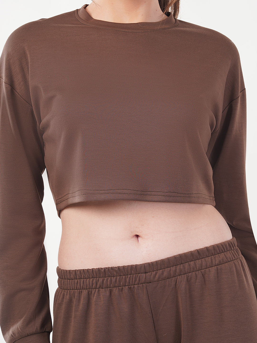 Clobug Women Cotton Blend Top With Trackpant Co-ord Set