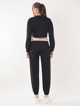 Clobug Women Cotton Blend Top With Trackpant Co-ord Set