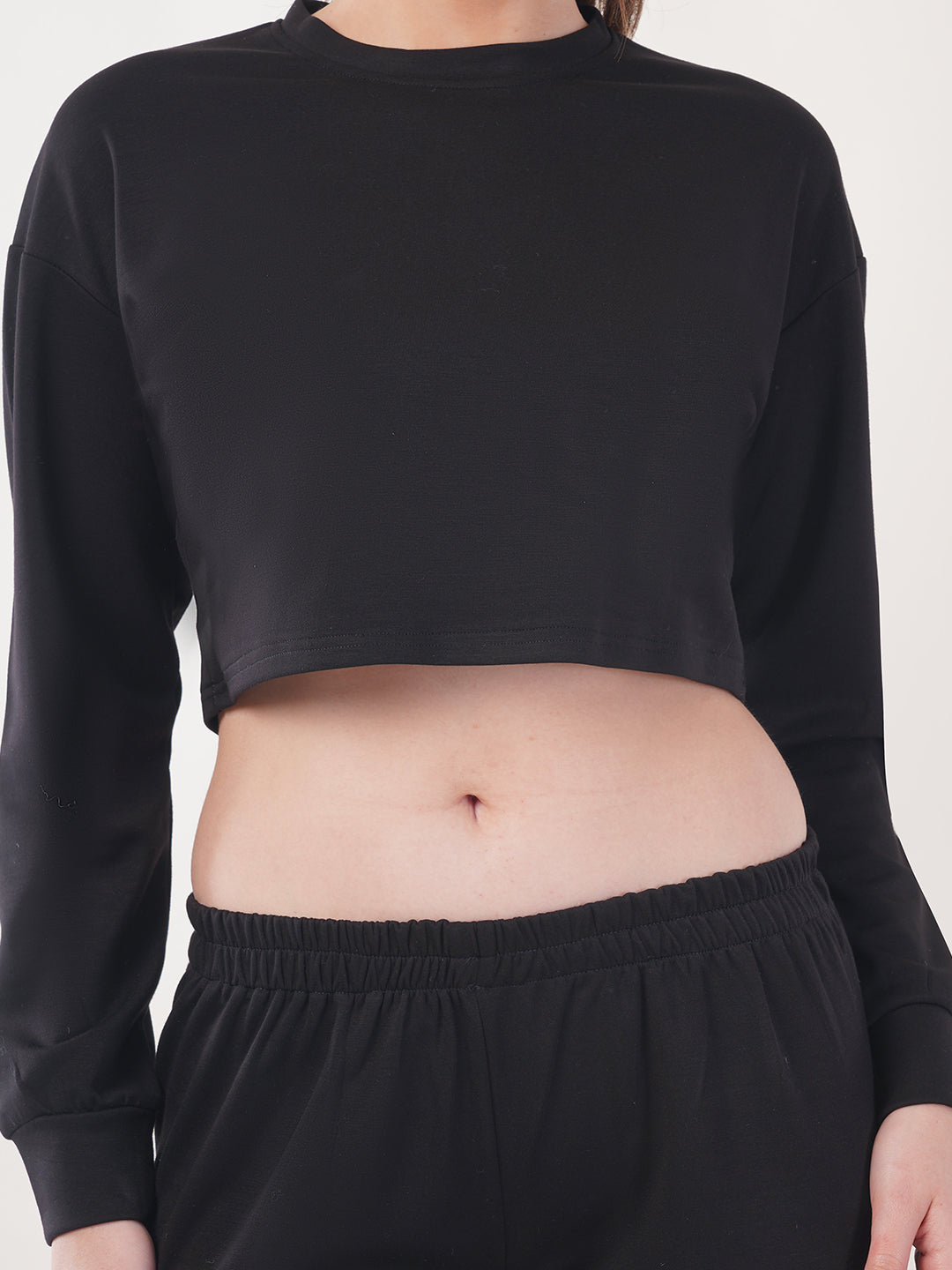 Clobug Women Cotton Blend Top With Trackpant Co-ord Set