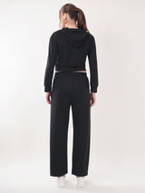 Clobug Women Cotton Blend Sweatshirt Top With Trackpant Co-ord Set