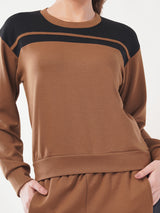 Clobug Women Cotton Blend Sweatshirt With Trackpant Co-ord Set