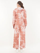 Clobug Women Cotton Blend Sweatshirt With Trackpant Co-ord Set