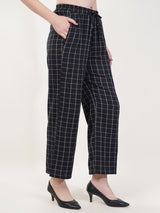 Clobug Women Cotton Blend Printed Trouser