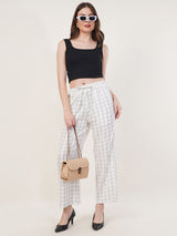 Clobug Women Cotton Blend Printed Trouser