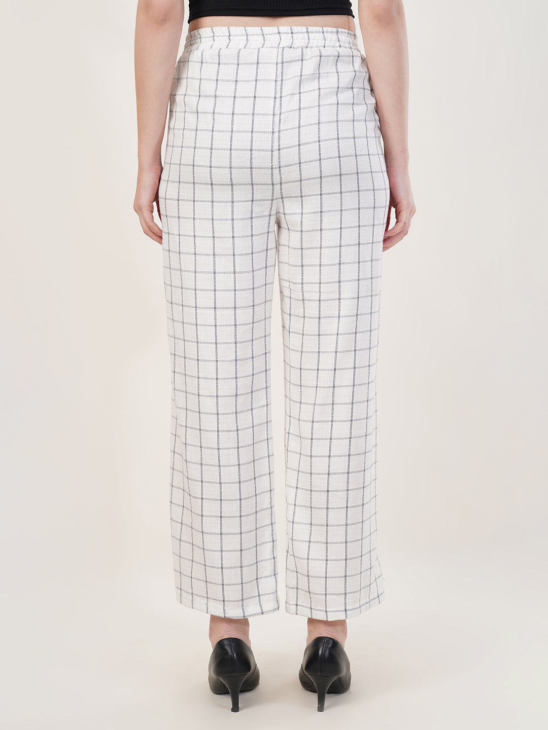 Clobug Women Cotton Blend Printed Trouser