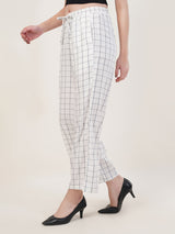 Clobug Women Cotton Blend Printed Trouser