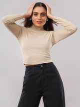 Clobug women High Neck Top