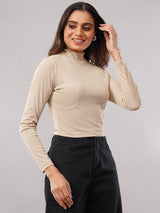 Clobug women High Neck Top