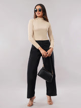 Clobug women High Neck Top