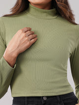 Clobug women High Neck Top