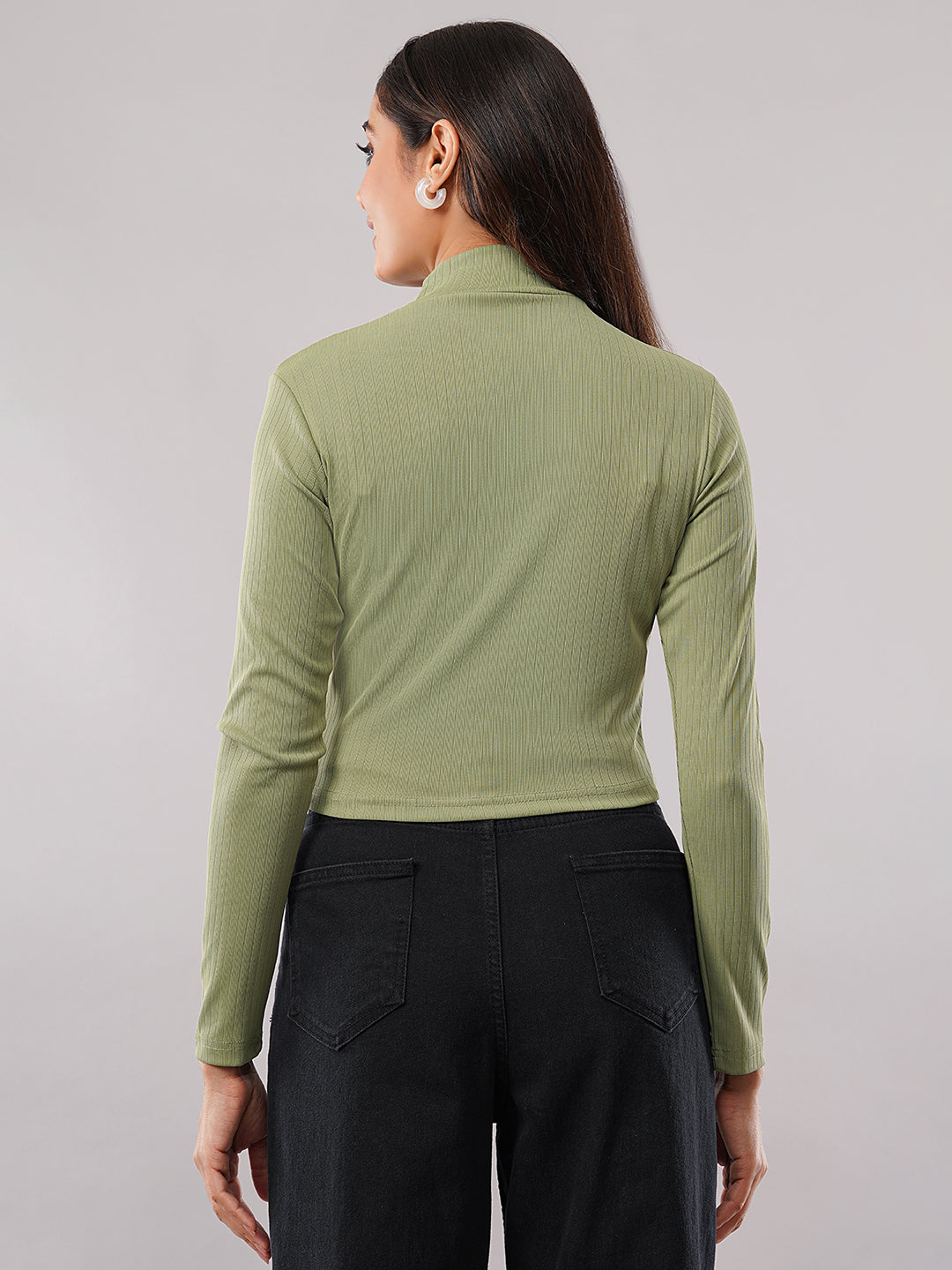 Clobug women High Neck Top