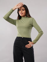 Clobug women High Neck Top