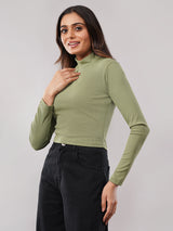 Clobug women High Neck Top