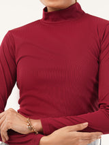 Clobug women High Neck Top