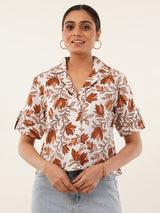 Clobug Women Printed Shirt