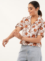 Clobug Women Printed Shirt