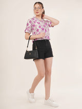Clobug Women Printed Shirt