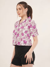 Clobug Women Printed Shirt