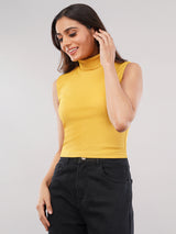 Clobug women High Neck Top