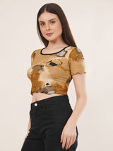 Clobug Women Crop Top